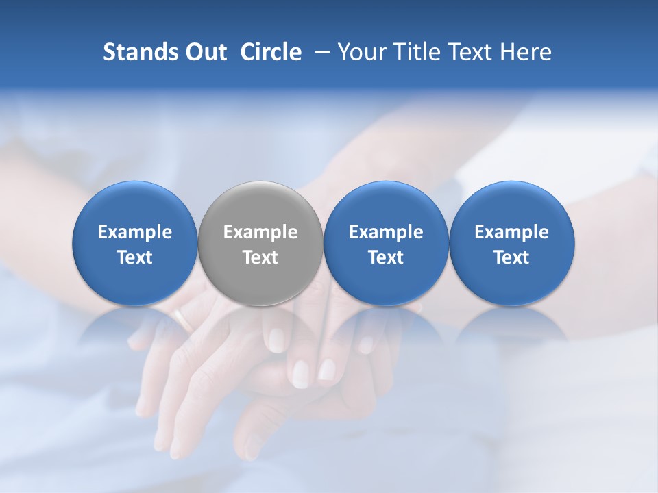 Mid Adult Clinic Holding PowerPoint Template