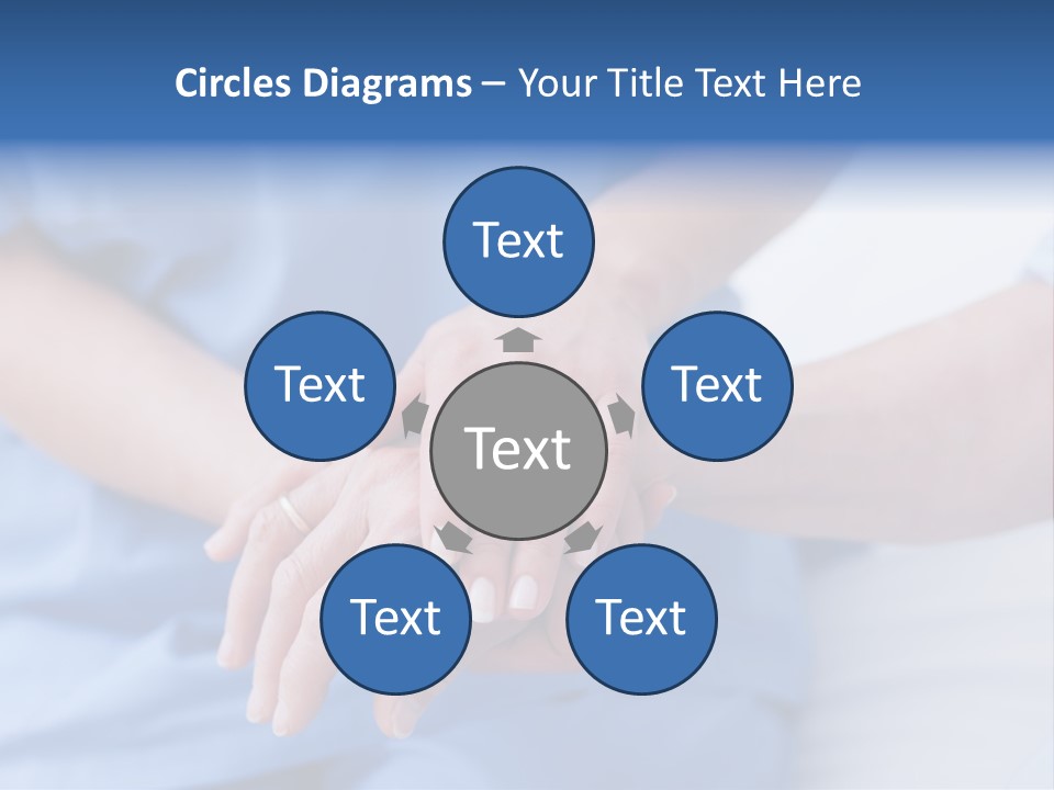 Mid Adult Clinic Holding PowerPoint Template