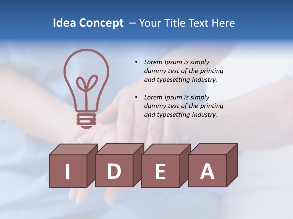 Mid Adult Clinic Holding PowerPoint Template