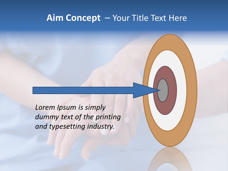 Mid Adult Clinic Holding PowerPoint Template
