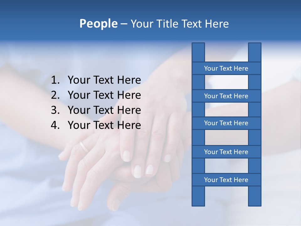Mid Adult Clinic Holding PowerPoint Template