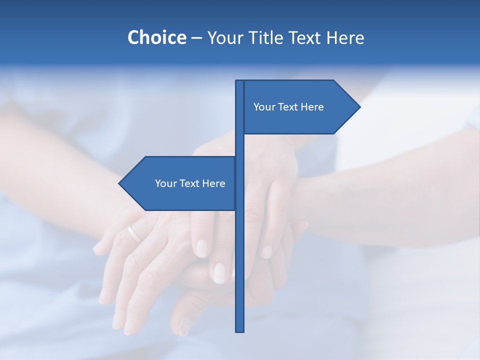 Mid Adult Clinic Holding PowerPoint Template