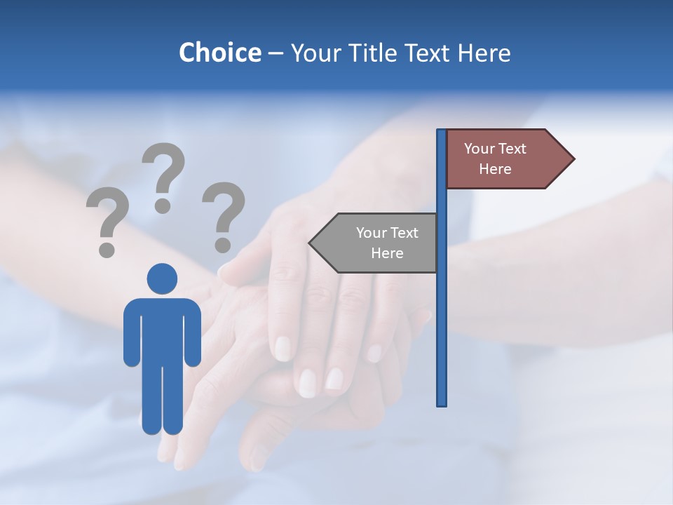 Mid Adult Clinic Holding PowerPoint Template