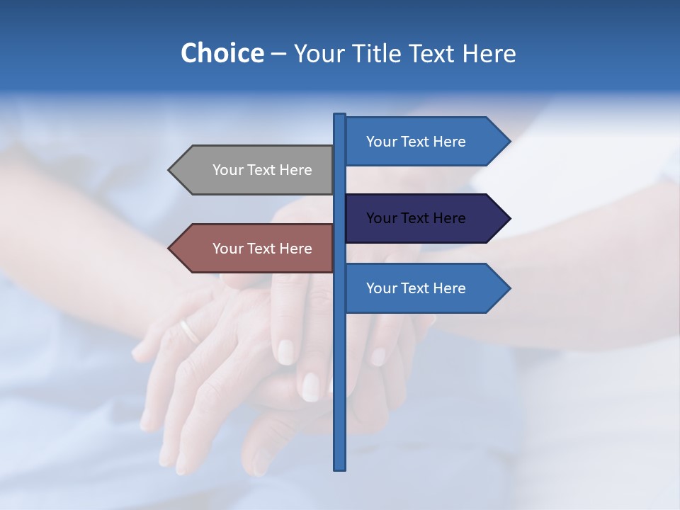 Mid Adult Clinic Holding PowerPoint Template