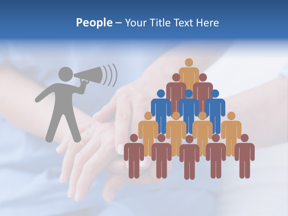 Mid Adult Clinic Holding PowerPoint Template