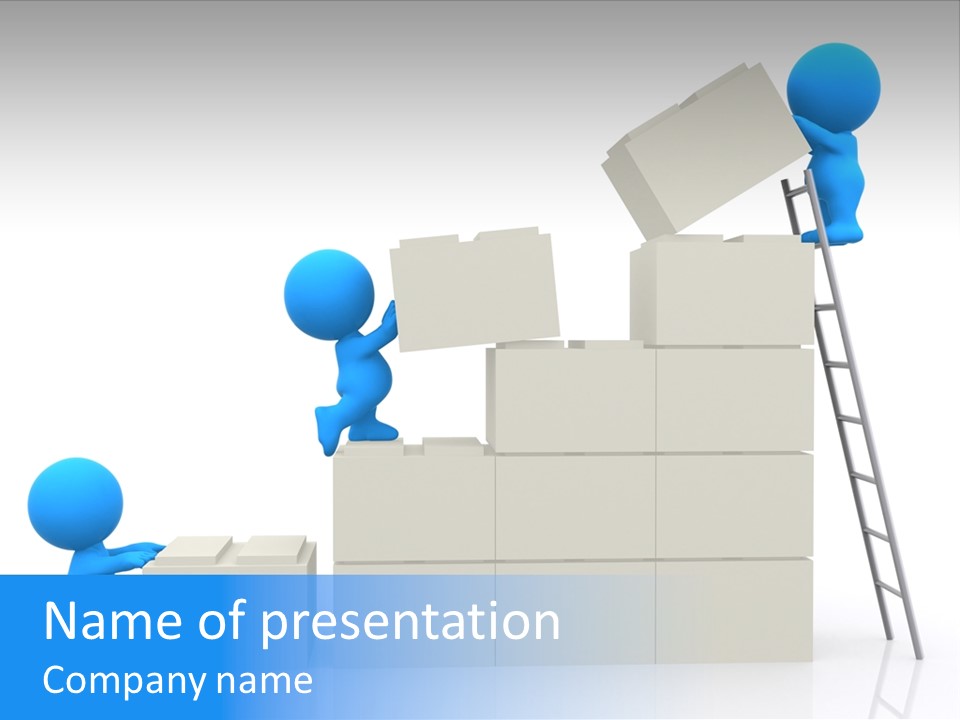 Human Structure Characters PowerPoint Template