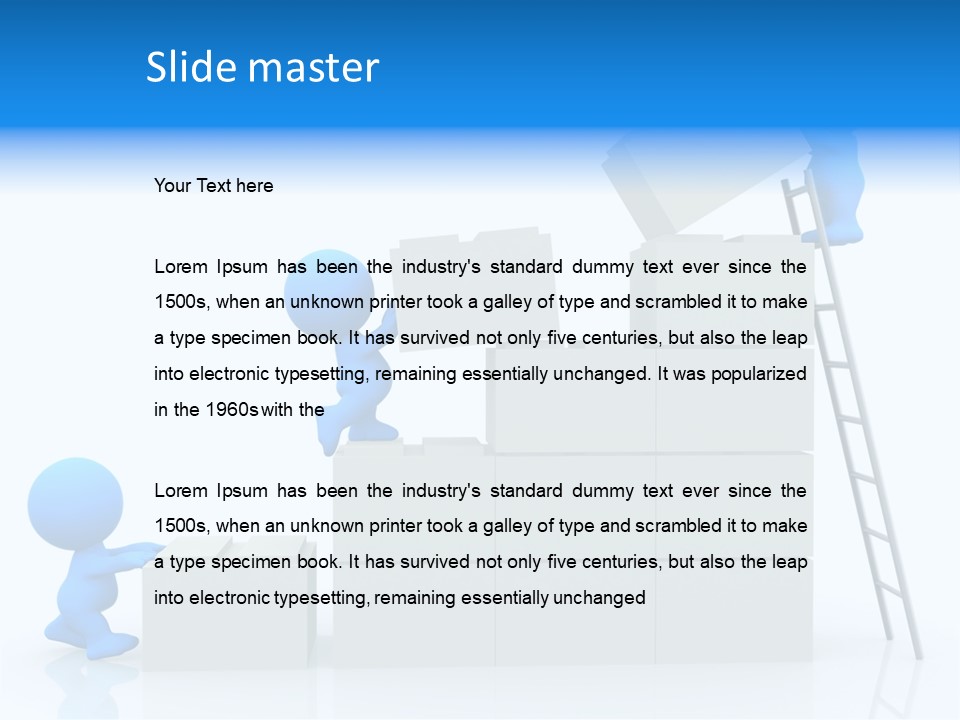 Human Structure Characters PowerPoint Template