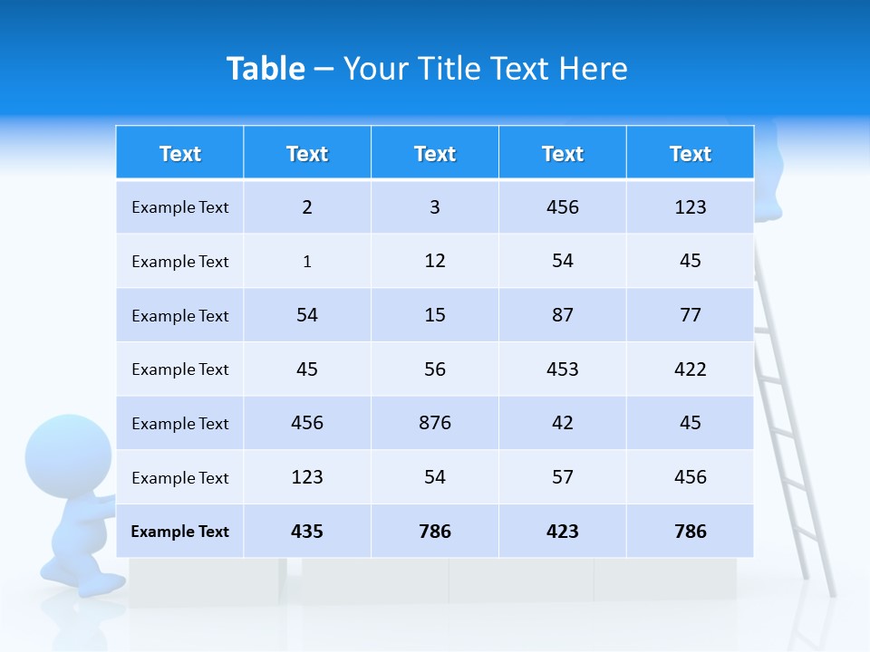 Human Structure Characters PowerPoint Template