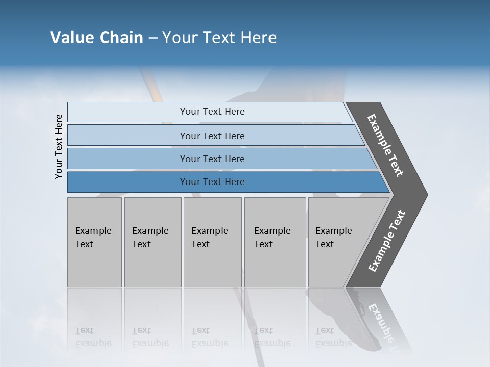 Decathlete High Jump Casual PowerPoint Template