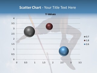 Decathlete High Jump Casual PowerPoint Template