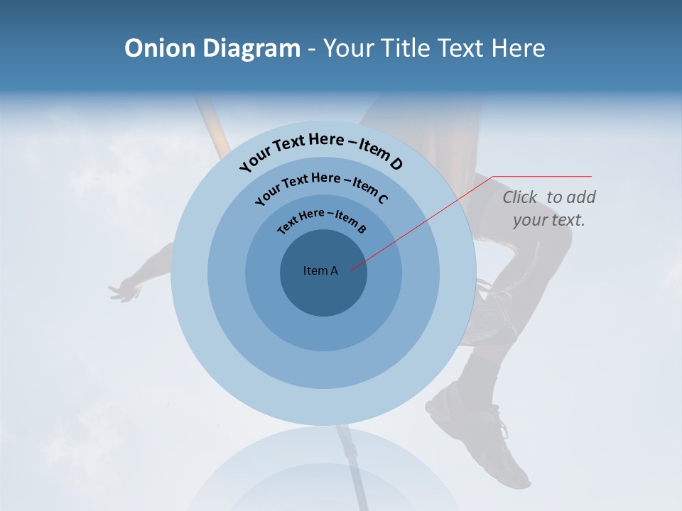 Decathlete High Jump Casual PowerPoint Template