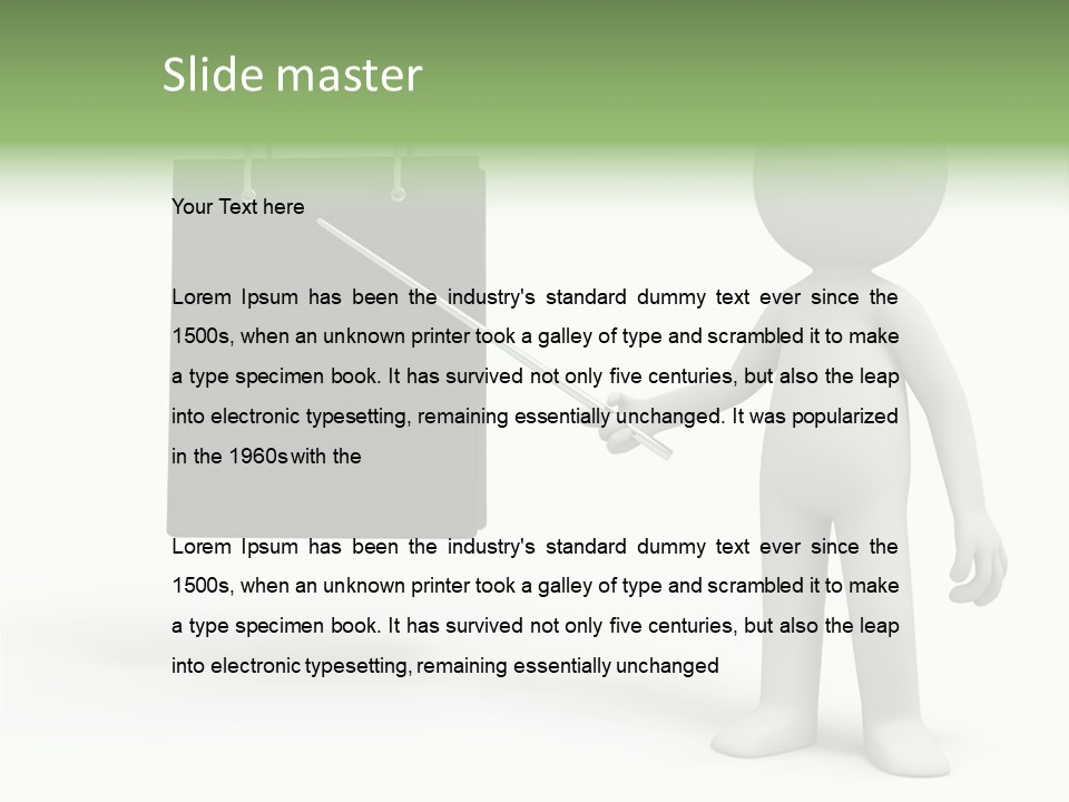 Bag Humorous Icon PowerPoint Template