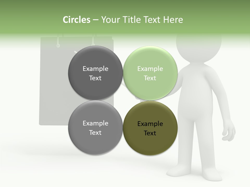 Bag Humorous Icon PowerPoint Template