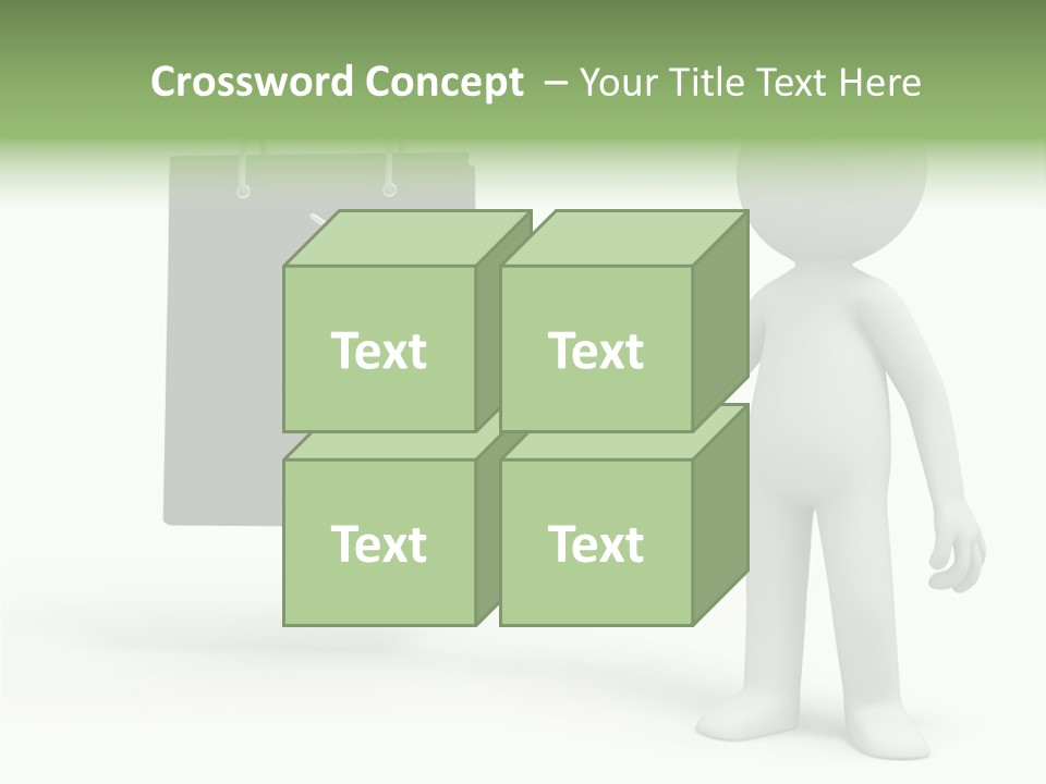 Bag Humorous Icon PowerPoint Template