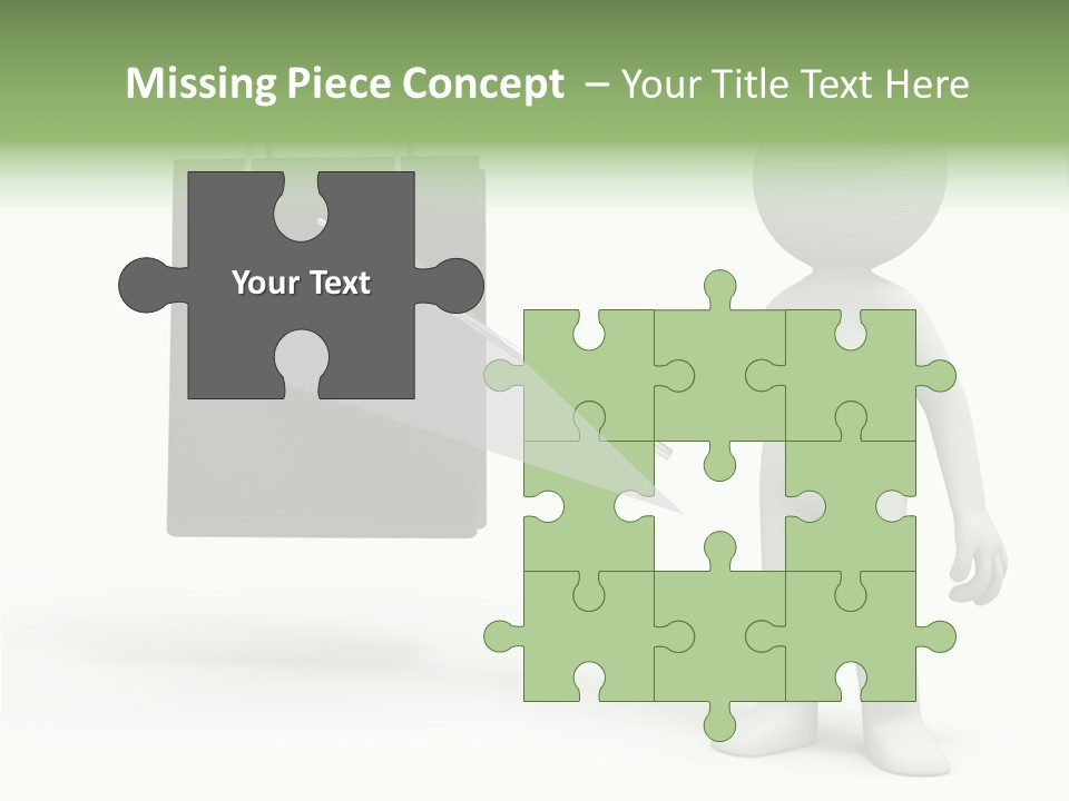 Bag Humorous Icon PowerPoint Template