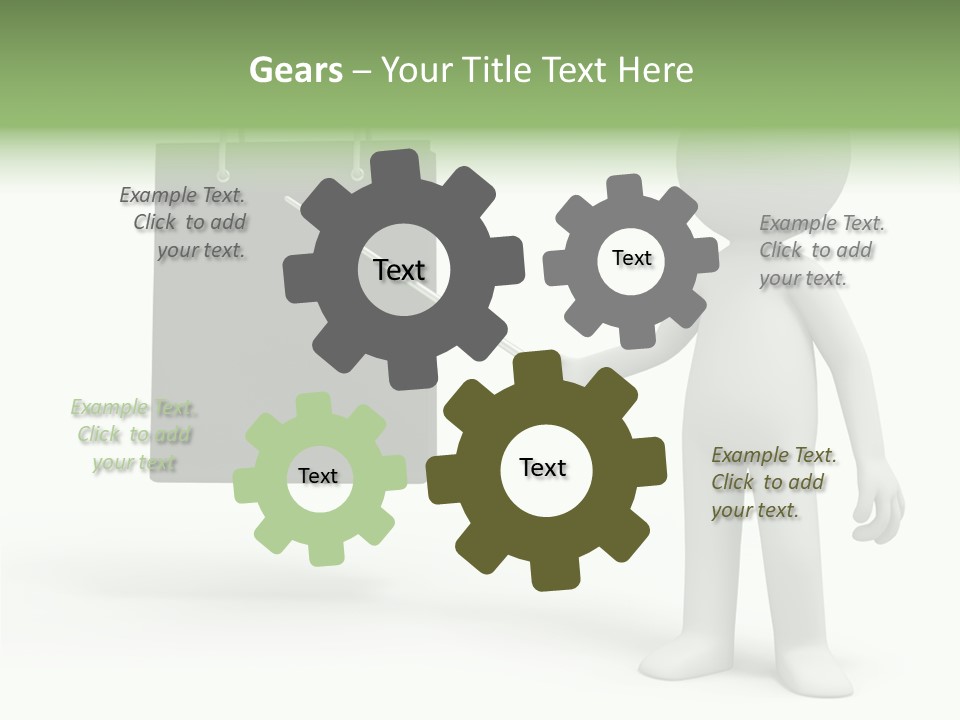 Bag Humorous Icon PowerPoint Template