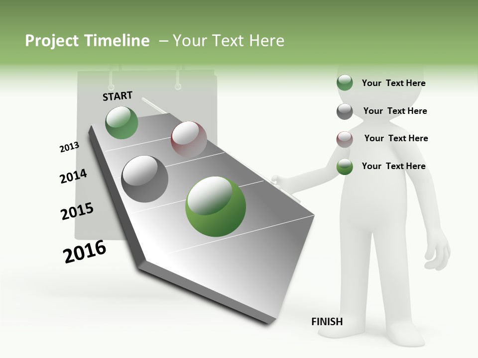 Bag Humorous Icon PowerPoint Template