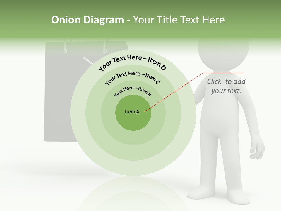 Bag Humorous Icon PowerPoint Template