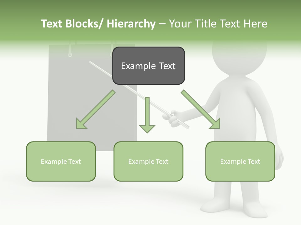 Bag Humorous Icon PowerPoint Template