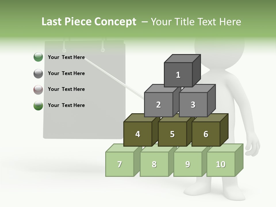 Bag Humorous Icon PowerPoint Template