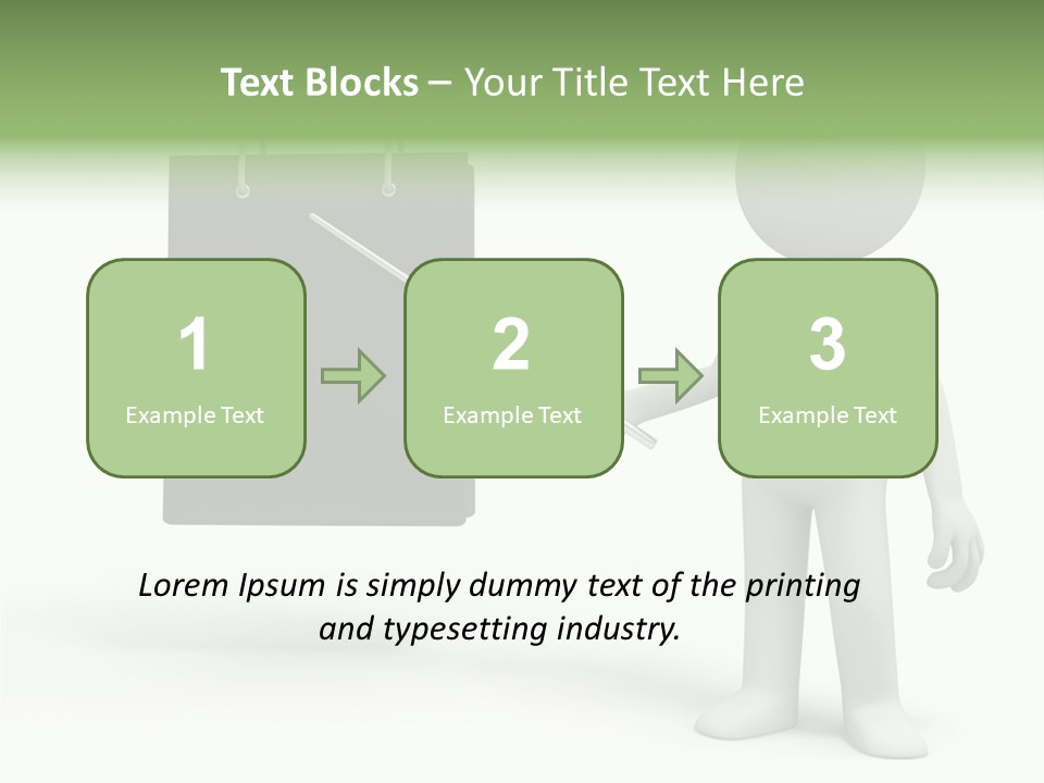 Bag Humorous Icon PowerPoint Template
