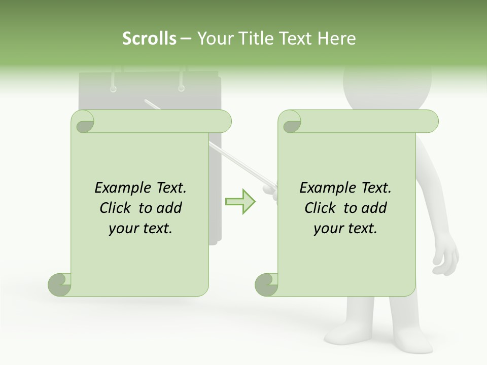 Bag Humorous Icon PowerPoint Template
