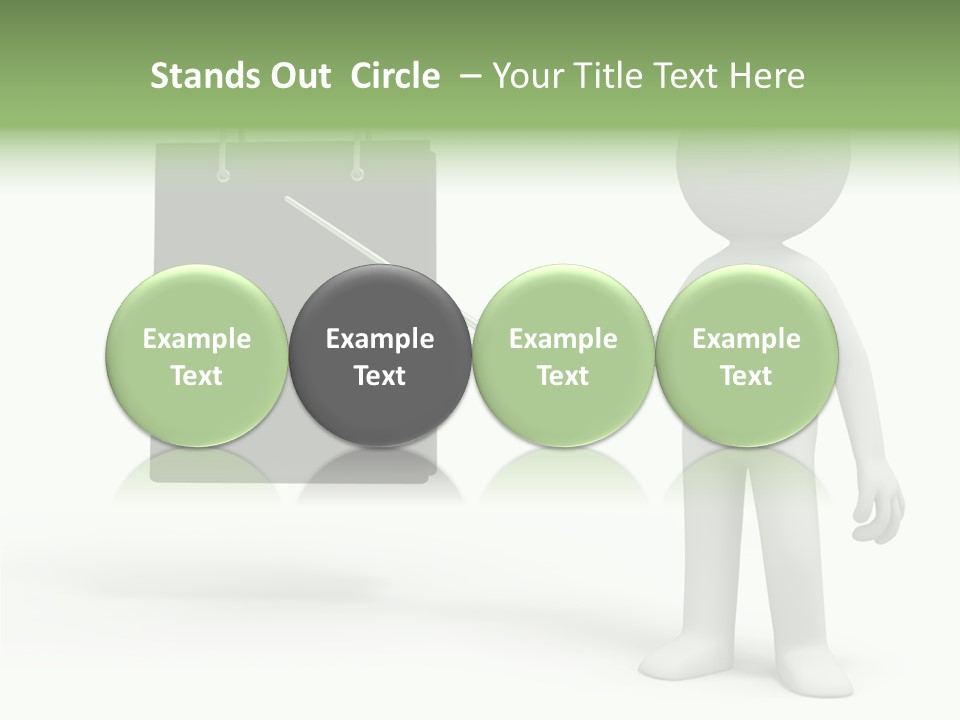 Bag Humorous Icon PowerPoint Template