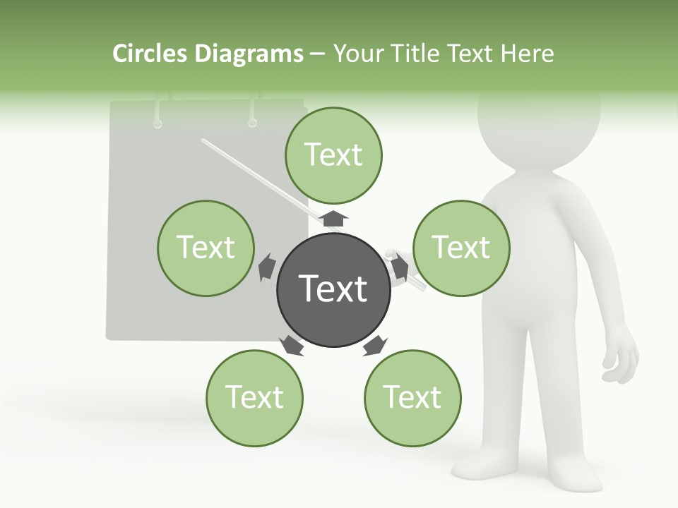 Bag Humorous Icon PowerPoint Template