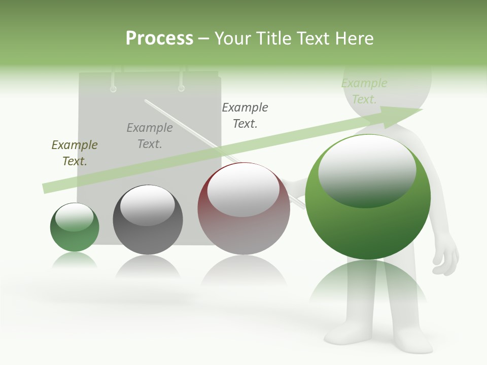 Bag Humorous Icon PowerPoint Template