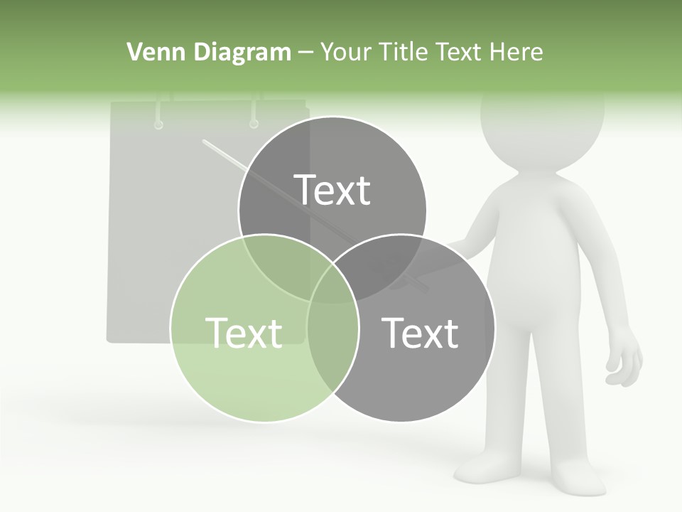 Bag Humorous Icon PowerPoint Template