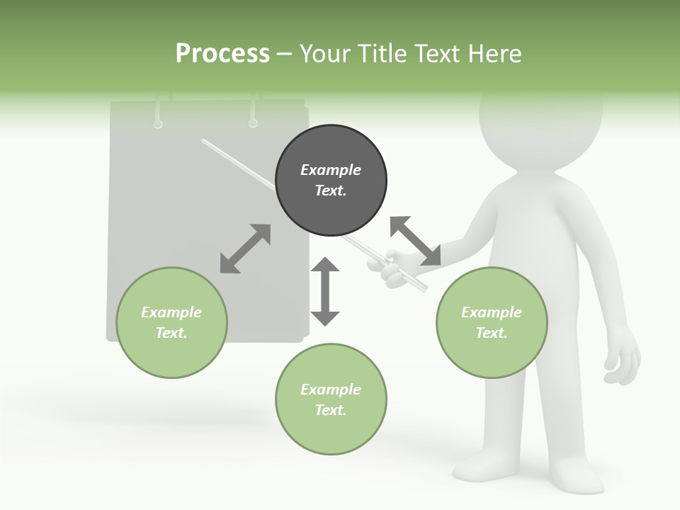 Bag Humorous Icon PowerPoint Template