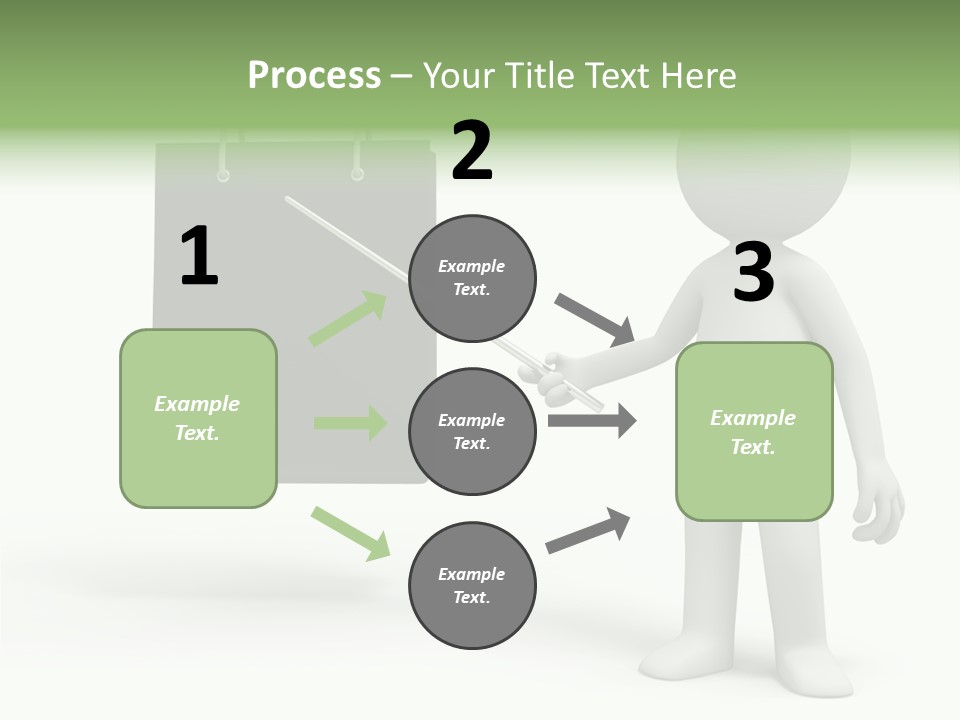 Bag Humorous Icon PowerPoint Template