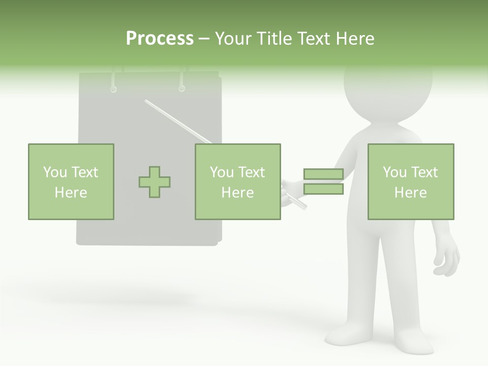 Bag Humorous Icon PowerPoint Template