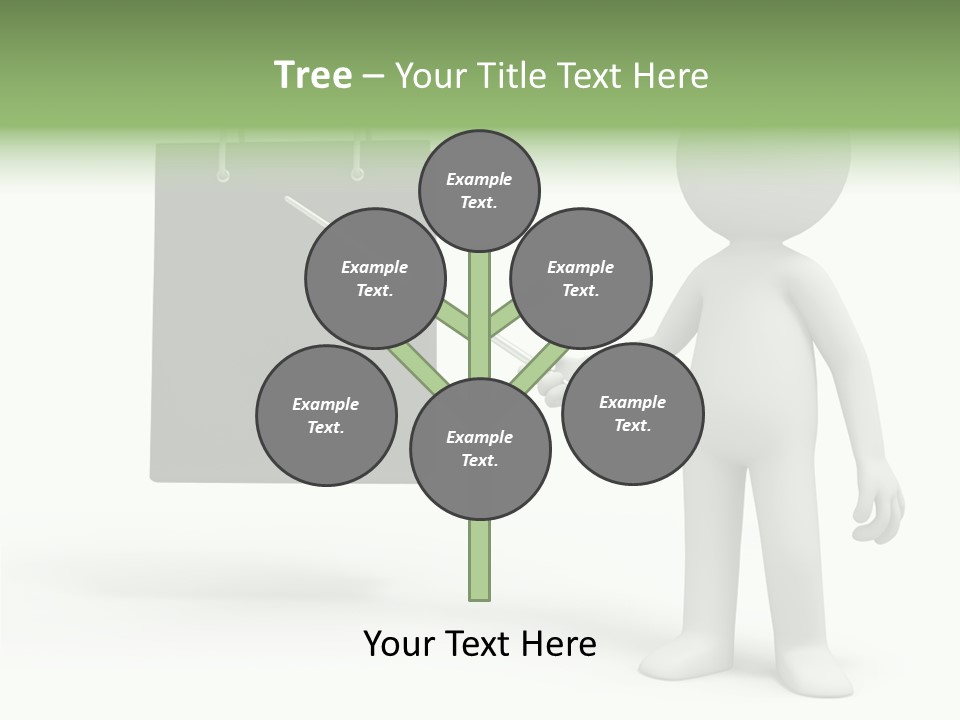 Bag Humorous Icon PowerPoint Template