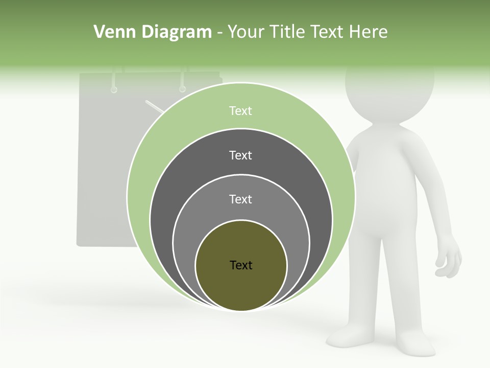 Bag Humorous Icon PowerPoint Template