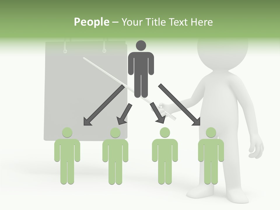 Bag Humorous Icon PowerPoint Template