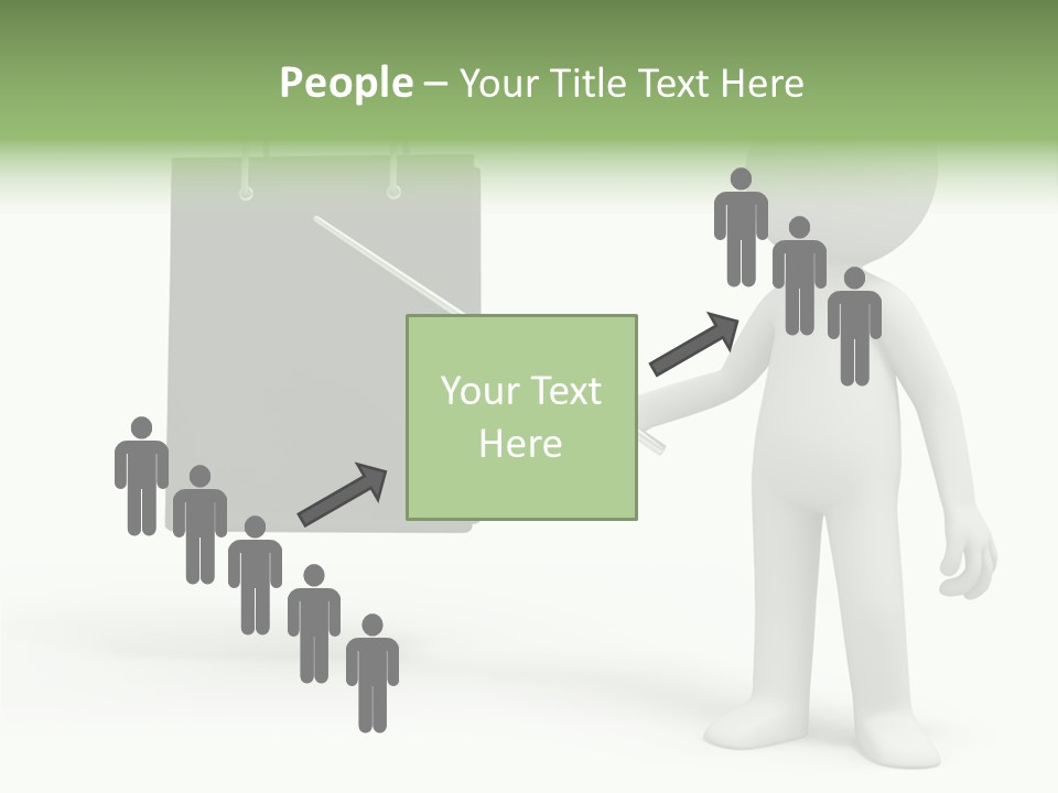 Bag Humorous Icon PowerPoint Template