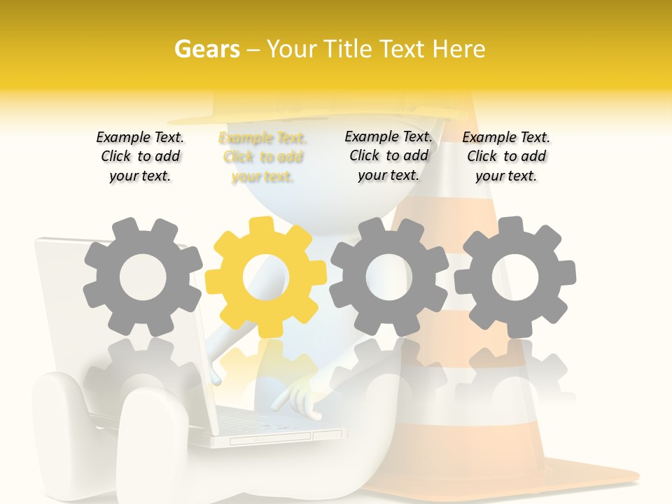 Sign Humor Technology PowerPoint Template