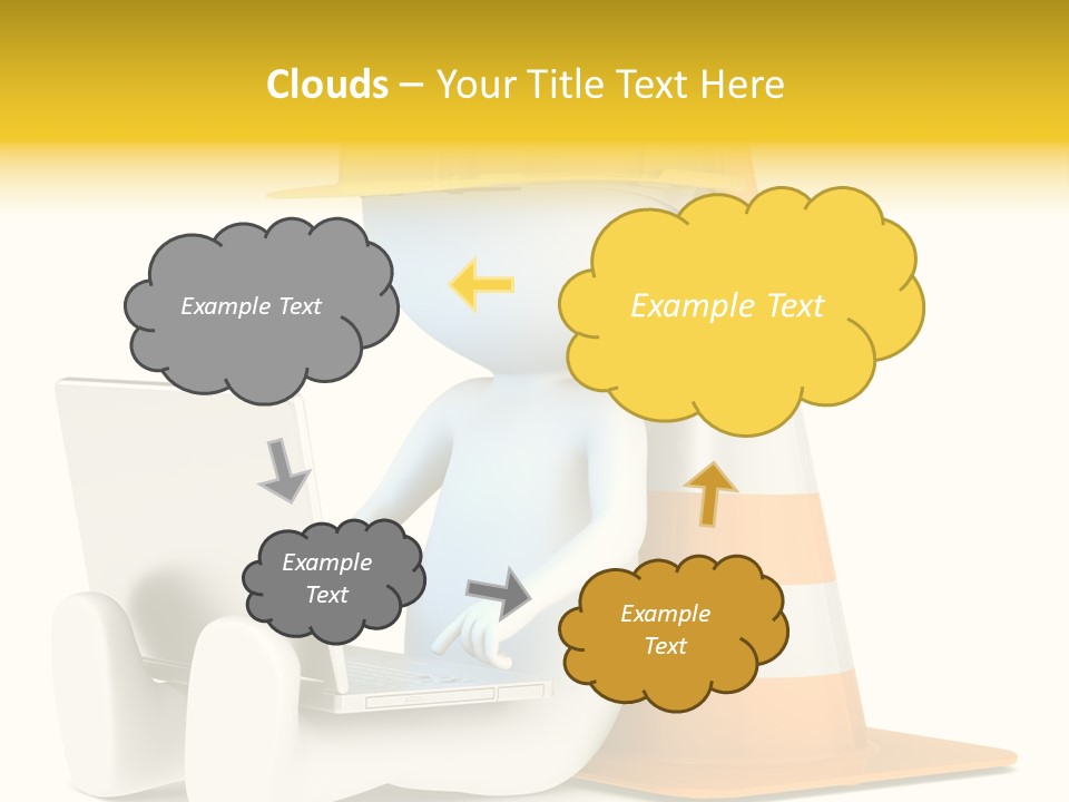 Sign Humor Technology PowerPoint Template