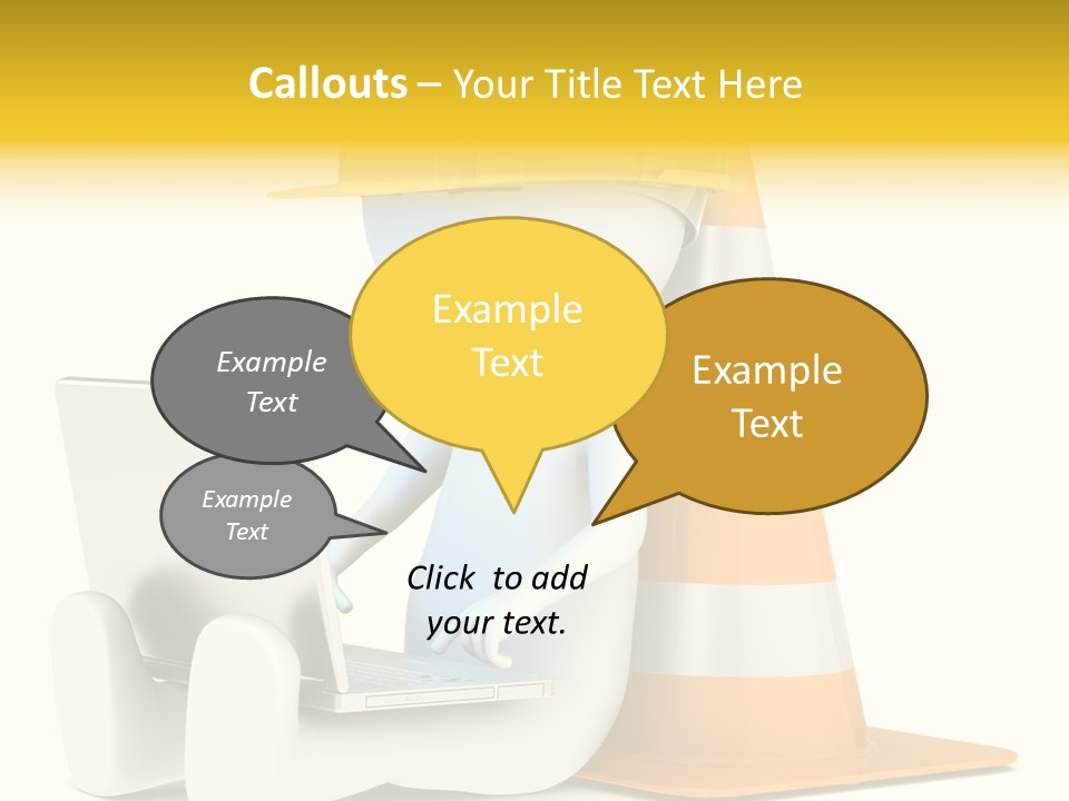 Sign Humor Technology PowerPoint Template