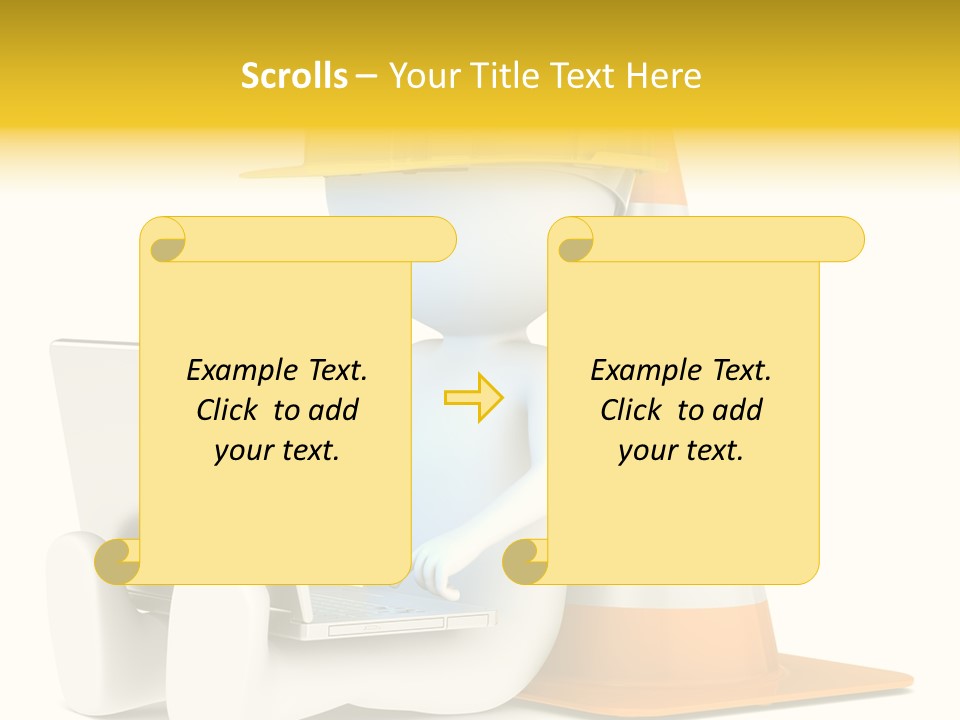 Sign Humor Technology PowerPoint Template