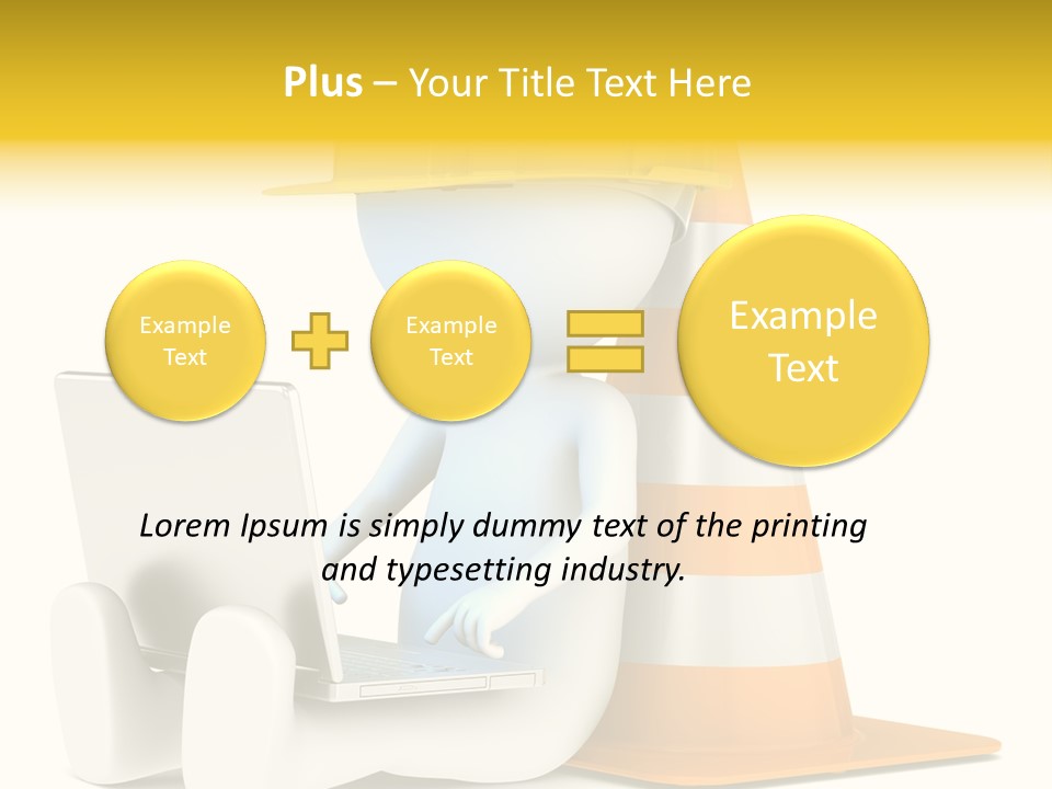 Sign Humor Technology PowerPoint Template