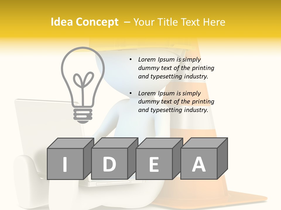 Sign Humor Technology PowerPoint Template