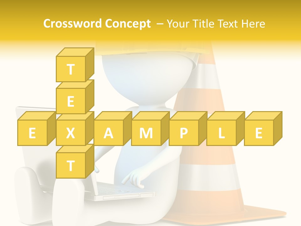 Sign Humor Technology PowerPoint Template
