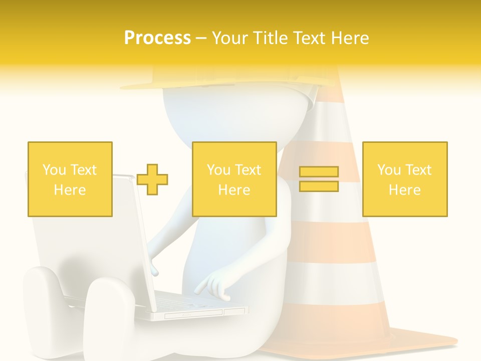 Sign Humor Technology PowerPoint Template