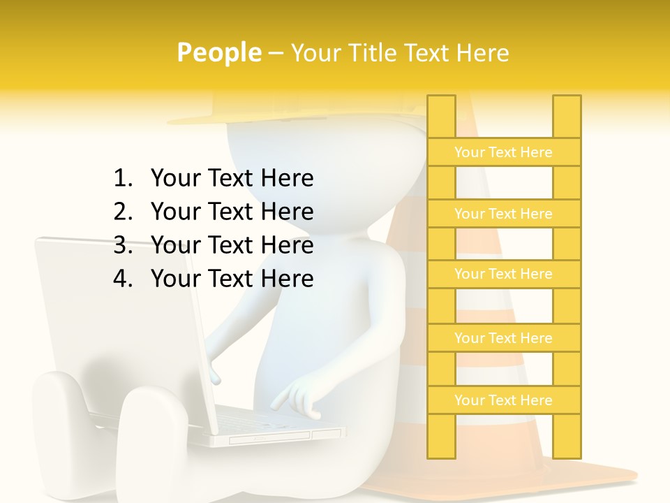 Sign Humor Technology PowerPoint Template