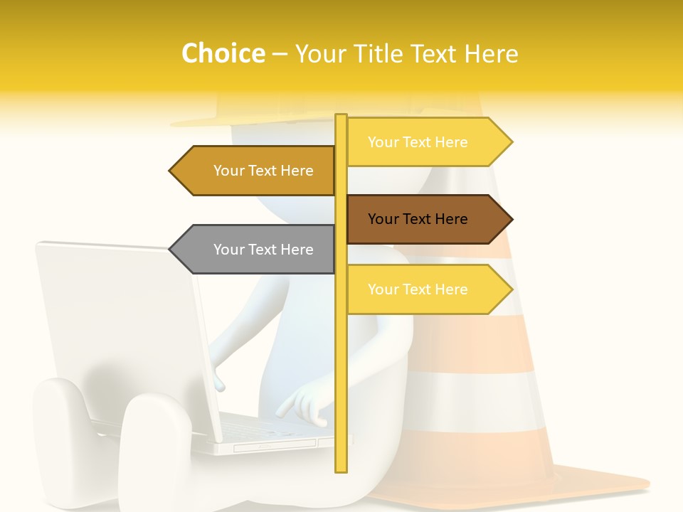 Sign Humor Technology PowerPoint Template