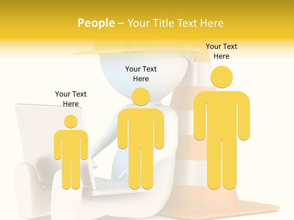 Sign Humor Technology PowerPoint Template