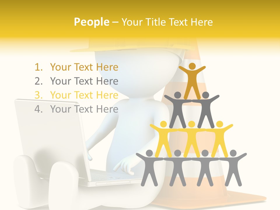 Sign Humor Technology PowerPoint Template