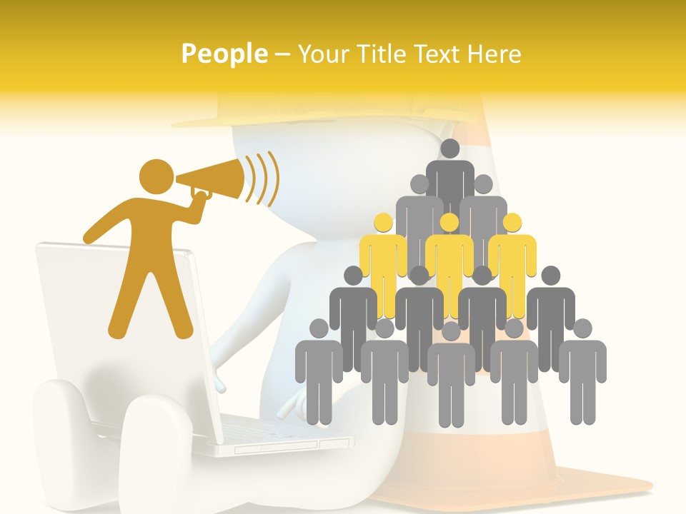 Sign Humor Technology PowerPoint Template